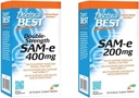 医師のBEST SAM-e 400 mg, ビーガン, グルテンフリー, 大豆フリー, 気分と関節サポート, 60 腸コーティング & SAM-e気分 & 関節サポート & 肝臓の健康 (薬剤グレード/非GMO /グルテンフリー)