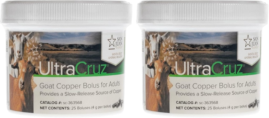 UltraCruz - 大人のためのsc-363568のヤギの銅の膠片の補足、25の計算x 4グラム(パッケージ2)