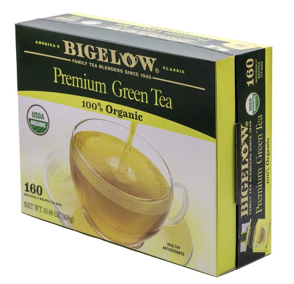 Bigelowの茶有機性緑茶、160計算(51100.85)