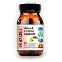 DR WAKDEのAmla & Licoriceカプセル(60ベジーキャップ、酸摂取量、アーユルヴェーダサプリメント、ビーガン、ハーブ、すべての自然、英国製)