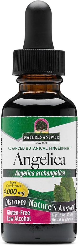 Nature's Answer Angelica Root と オーガニック アルコール, 1-Fluid Ounce