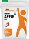 BulkSupplements.com アップルパウダー - アップルフルーツパウダー、消化器サポート用繊維のサプリメント - ナチュラル&グルテンフリー、サービングあたり5g、250g(8.8オンス)(パッケージ1)