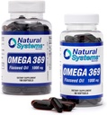 Omega 369 1000 mg 100 と 60 Softgels バンドル - トリプルオメガ 3-6-9 フラックスシードオイルサプリメント - フラックスシードオイルオメガ 3 必須脂肪酸と 6 9 カプセル - サポート心と循環の健康*
