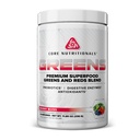 コア栄養グリーン | プレミアムスーパーフードレッド&グリーンブレンド | 5 Billion CFU Probiotics, Digestive Enzymes, and Antioxidants | 30 サービング(ベリーブリス)