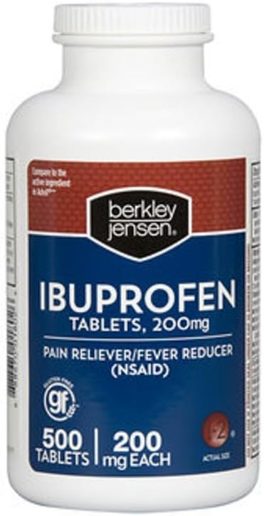 メンバーの印のベルクリーJensen Ibuprofenのタブレット、500のct。、200mg