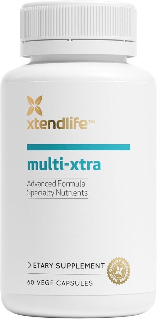 免疫、心臓およびエネルギー サポートのためのXtendlifeのMulti-Xtra Multivitamin - 40+生物利用できるビタミン、ミネラル、酸化防止剤及びハーブ - 男性、女性及び子供のための - 30の日の供給