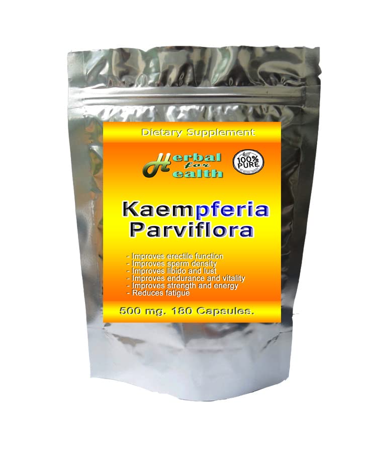 Kaempferia Parviflora-Black Ginger-Black Galangal-krachai Dum で タイ 500 Mg. 180 Caps.from タイ