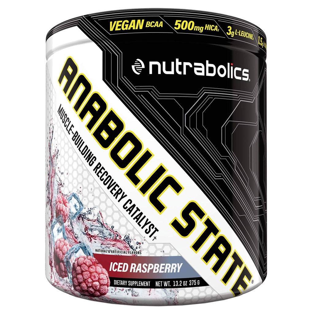Nutrabolicsの食事療法の補足の同化州のIced Raspberry 375g (30のサービング)