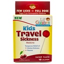 Lil' Giggles Kids Medicated Lollipops - キッズ&非眠気のための甘い穏やかな救済 - 車の病気、旅行吐き気&運動病気の救済 - Homeopathic Remedy Children's Love - チェリー味12 CT