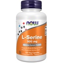 NOWサプリメント、L-セリン500mg、神経系健康、120ベジカプセル