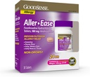 GoodSense Aller-Ease - Fexofenadine 塩酸塩 180 mg 錠 - 屋内および屋外の救助のための 24 時間 アレルギー薬、30 カウント