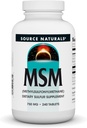 源のNaturals MSM (methylsulfonylmethane)、750mg - 240のタブレット
