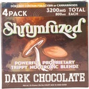 特権の向知性ジミー3200mg - ライオンズマネ、レイシ、チャガ、およびコルディセプの向知性トリップエキノコブレンド(4、ダークチョコレート)