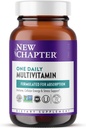 New Chapter One Daily Multivitamin for Immune, Energy & Stress Support, 20+ Nutrients Fermented with Probiotics & Whole Foods, Made with Organic Vegetables - 72 ct