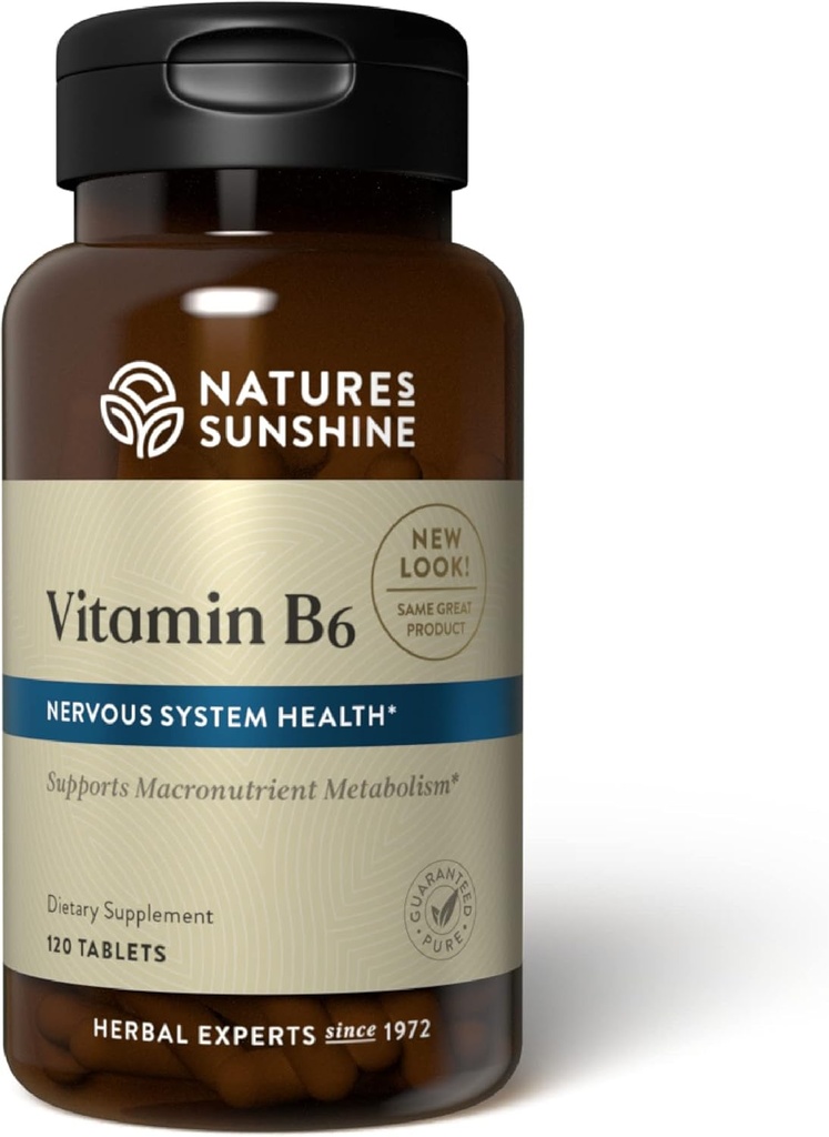 Yonune NLMUBR LUCKSIT Nature's Sunshine Vitamin B6 120錠