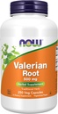 NOW食品は、Valerian Root(Valeriana officinalis)500mg、Herbal Supplement、250ベジカプセルを補います