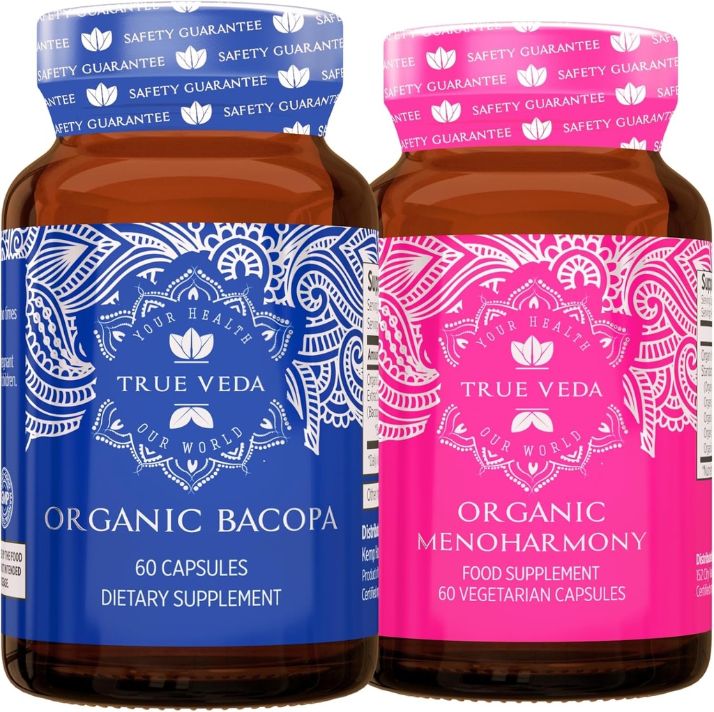 真のVedaの明快さはUSDAの有機性を束ねます 多向きに勝ちます Bacopa   MenoHarmonyのカプセル