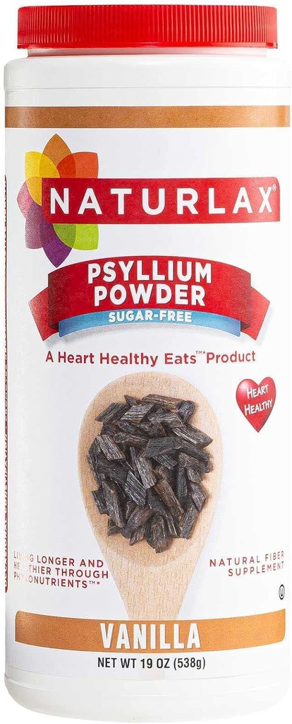 砂糖なしのPsylliumのハスク繊維の粉、バニラは19のozを風味付けしました