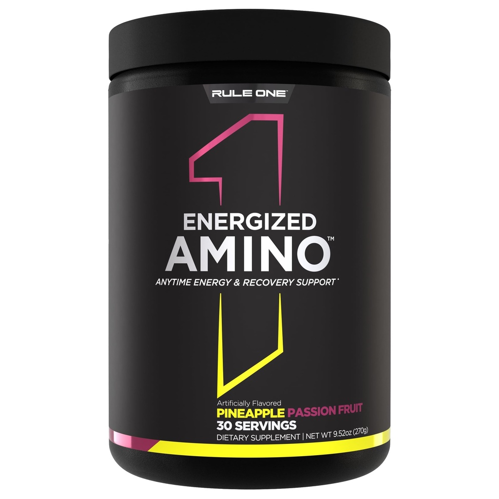 ルール 1 タンパク質 強化アミノ - BCAAs、グルタミン、シトルリン、ベータアラニン、グリーンコーヒー&ティーリーフ抽出物からカフェイン(30 サービング、パイナップルパッションフルーツ)