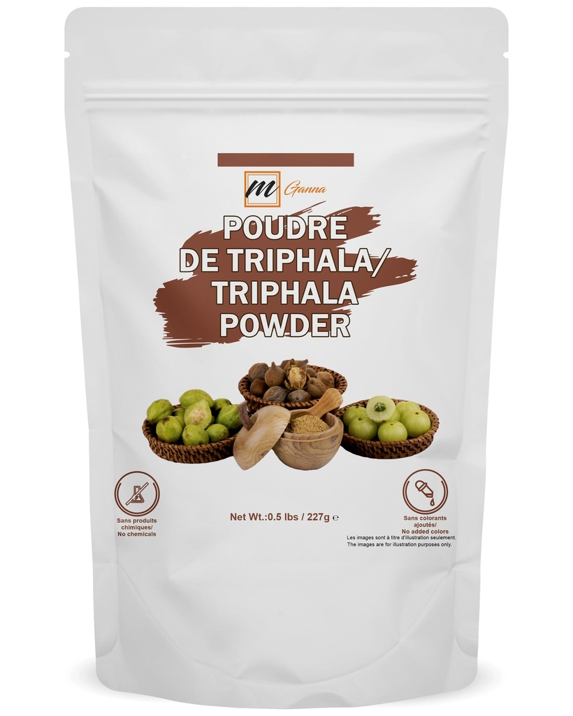 皮およびヘルスケア227 GMS/0.5 LBSのための100%の自然な Triphalaの粉