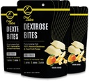 Dextroseビット - Dextroseパウダーで作られたDextroseメル - ワークアウトとランニングエネルギースナックのDextrose - グルコースタブレットポータブルエネルギーメルト(バナナマンゴー)(03)のパック