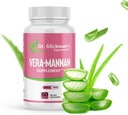 Vera-mannan Aloe Veraの補足、1本のびん、60のカプセル