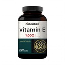 NatureBellビタミンEオイルSoftgels、サービングあたり1,000 IU、300丸薬 | 必須抗酸化サプリメント、簡単に吸収フォーム - 皮膚、心臓、免疫の健康をサポート - 非GMO