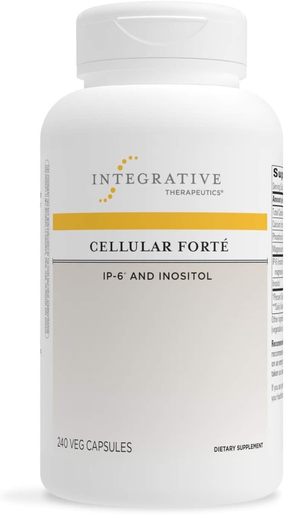 Integrative Therapeutics Cellular Forte - IP-6およびInositol*による免疫サポートサプリメント - Gluten無料 - 酪農場無料 - ビーガン - 240カプセル