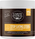 Earth Animal Apothecary Powder Supplement - Stop Eating Stool Nutritional Powder for Dogs & Cats - 8 oz