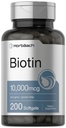 ホアバハチ ビオチン 10000 mcg | ビタミンB7の200 Softgels | 美の方式の補足 | 非GMO及びグルテンフリー