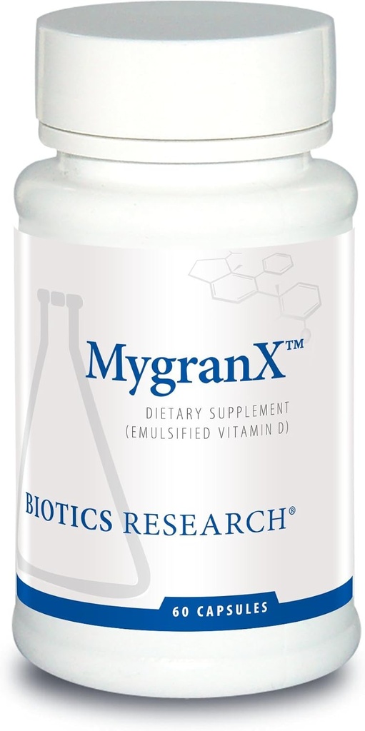 Biotics Research MygranX Neurological Support、メンタルウェルネス&カルムサポート、筋肉のリラックス、バターバー、Feverfew 60カプセルをサポート