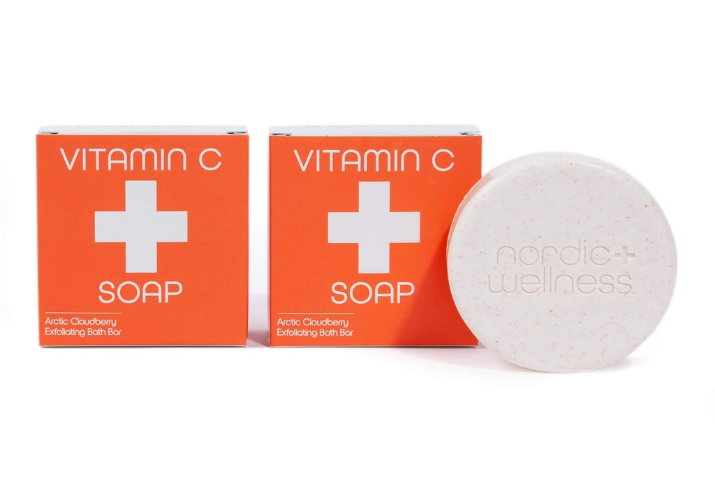 Nordic+Wellness ビタミン C 石鹸とアークティック クラウドベリー - 2 パック
