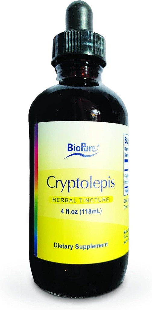 BioPure Cryptolepisの草のチンキ - 免疫サポート、微生物バランスおよび消化管の健康のためのCryptolepis Sanguinolentaの有効な植物のエキス - 4 の floz