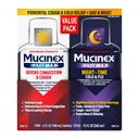 Mucinex の最高及び NightShift のコンボのパック-最高の強さの咳及び Mucus の救助、箱の混雑、鼻の輻輳、Sinus の輻輳、Sinus の圧力、咳の症状救助(2x 6 FL OZ)のための風邪の薬