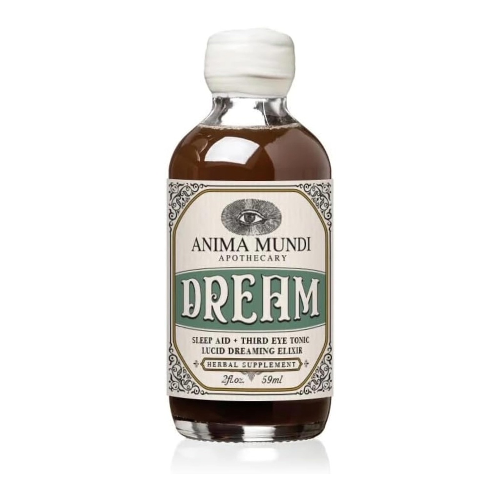 Anima Mundi Apothecary Lucid Dream Elixir - 第三の目のトニック - リラックスアダプトゲンドリンク - このCalming TonicでLucid DreamingとVisionary Sleepをサポート(2oz)