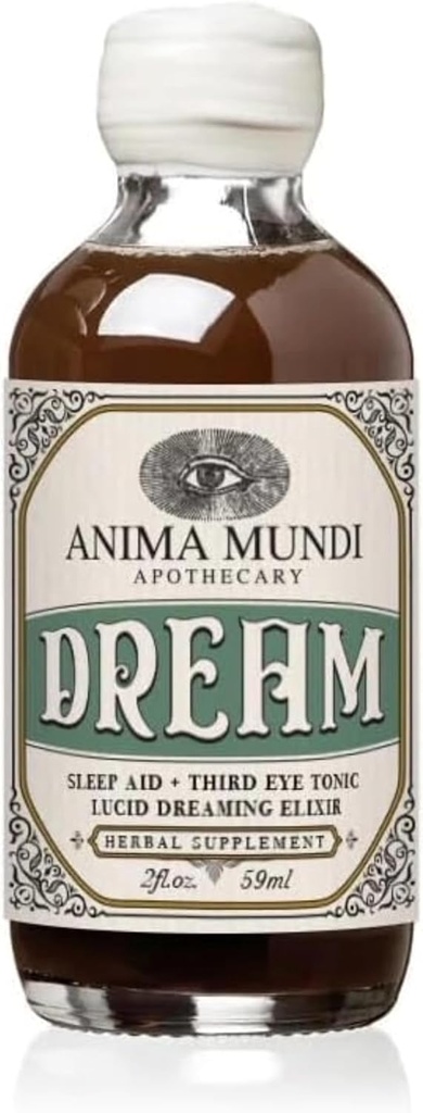 Anima Mundi Apothecary Lucid Dream Elixir - 第三の目のトニック - リラックスアダプトゲンドリンク - このCalming TonicでLucid DreamingとVisionary Sleepをサポート(2oz)