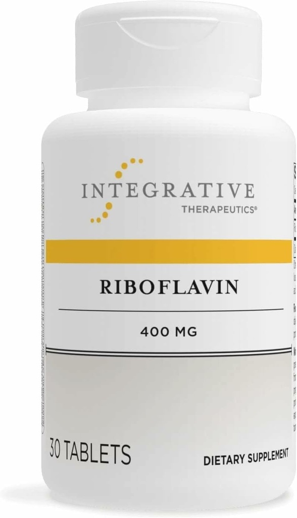 Integrative Therapeutics Riboflavin - 細胞エネルギーサポートのためのビタミンB2サプリメント* - Vitalityと赤血球生産をサポート* - グルテンフリー&酪農場 - 30カウント(30のサービング)