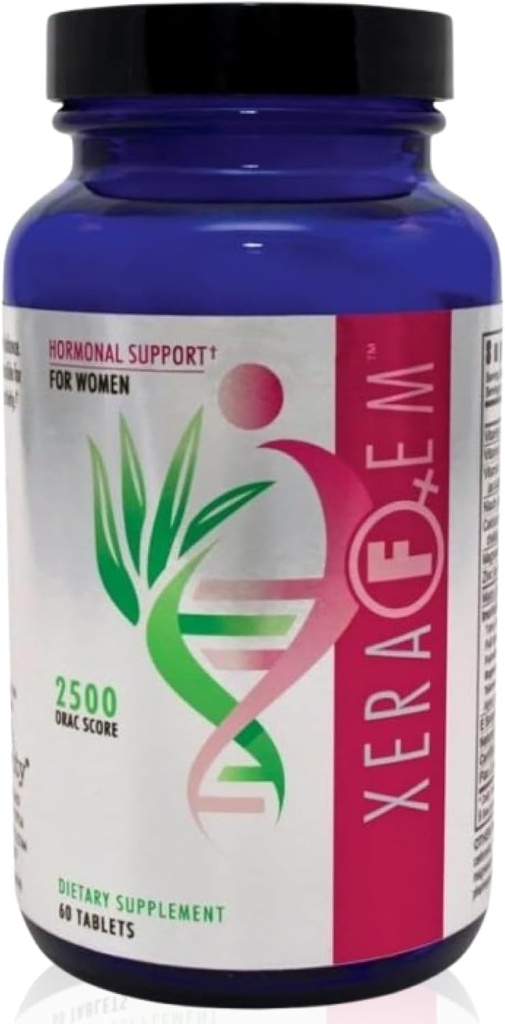 Youngevity XeraFem - ビタミン、ミネラル、マカルート、およびグレープシード抽出物を持つ女性のためのホルモンサポート - ホルモンバランスと免疫の健康をサポート - 60錠