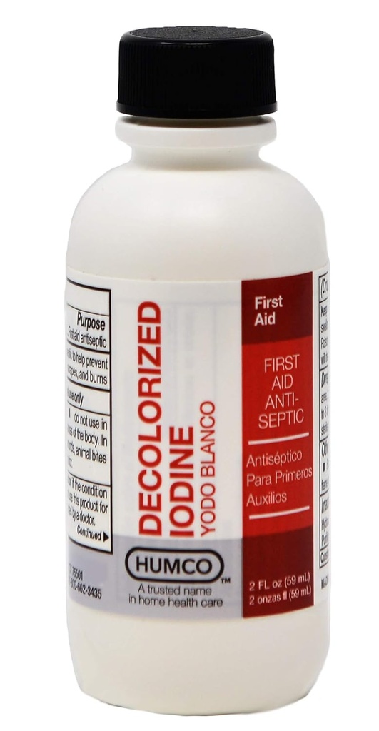 Humco - 120792001のイオライドのチンキ、Decolorized、2つのoz