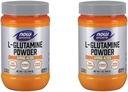 NOW Foods L-Glutamine Pure Powder, 16 Ounce (Pack of 2)