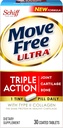 Move Free Ultra Triple Action, 30 tablets - Joint Health Supplement with Type II Collagen, Boron and HA
