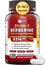 セイロン・シナモンと21-in-1 Berberineの補足- 1500mg有機ベルベリンHCLのPhytosomeのMetabolismサポート100のカプセルのための5Xより高い吸収