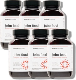 SMARTERNUTRITIONの共同食糧-潤滑及び移動性を支える全食糧接合箇所の補足-コラーゲンのタイプII、MSM、ビタミンC、ターメリック、Bromelain - 6のパック[180日の供給]と公式に---