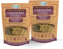 Elderberry Syrup Kits 2X - Each Makes Approx. 32oz - Includes Brewing Bags - Ingredients - Elderberries - Rosehips - Ginger - Echinacea - Cinnamon - Cloves - Elderwise