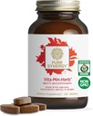 PURE SYNERGY Vita・Min・Herb for Men | 男性の総合マルチビタミンサプリメント | オーガニック食品非GMO成分で作られた | 毎日のエネルギーと免疫サポート (120錠)