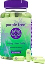 purple tree Happy Liver Daily | Liver Support & Cleanse with Milk Thistle 80% Silymarin, Dandelion Root, Artichoke Leaf, Vine Tea DHM, Vitamins & More - 60 Liver Detox Veggie Pills