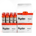 Ryde: Energize Shot | Tropical Flavor | Green Tea Caffeine, Taurine, Ginseng Extract & B Vitamins | 0 Calories, 0 Sugar | 2 FL OZ Shots | Boosts energy* (24 Pack)