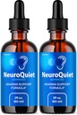 (2パック)NeuroQuietドロップ - 公式NeuroQuietデイリー補聴器毎日の補聴器すべての自然クリーン液体アドバンストフォーミュライヤーヘルス、講堂クラリティ&インナーイヤーバランスレビュー、2ヶ月間2ボトル