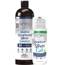 アロエベラとコロイドシルバーのバンドルを備えたAmeoライフコロイドシルバーゲル