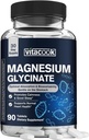 Magnesium Glycinate 300 mg, Natural Calmness, Healthy Mood & Cardiovascular Support, High Potency and Ultra-Absorbable, Non Buffered, Non-GMO, 90 Tablets